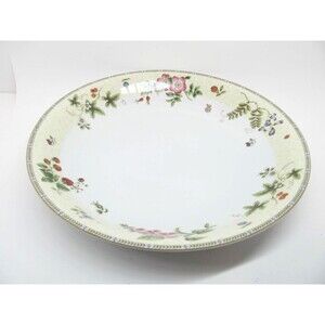 Wedgwood "Fleur" Fine China 13" Large Pasta Salad Serving Bowl